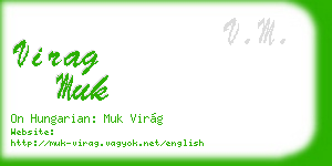 virag muk business card